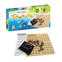 Kraftsman Wooden Tambola Game Set – with 600 Unique Tickets, Secure Coin Slots & Portable Pouch – Classic Game for All Ages Timeless Fun