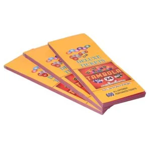 High Quality Tambola Ticket Book (1 Ticket Book of 600 Tickets) for Party & Fun Games Board | Bingo Game Tickets | Paper Tickets