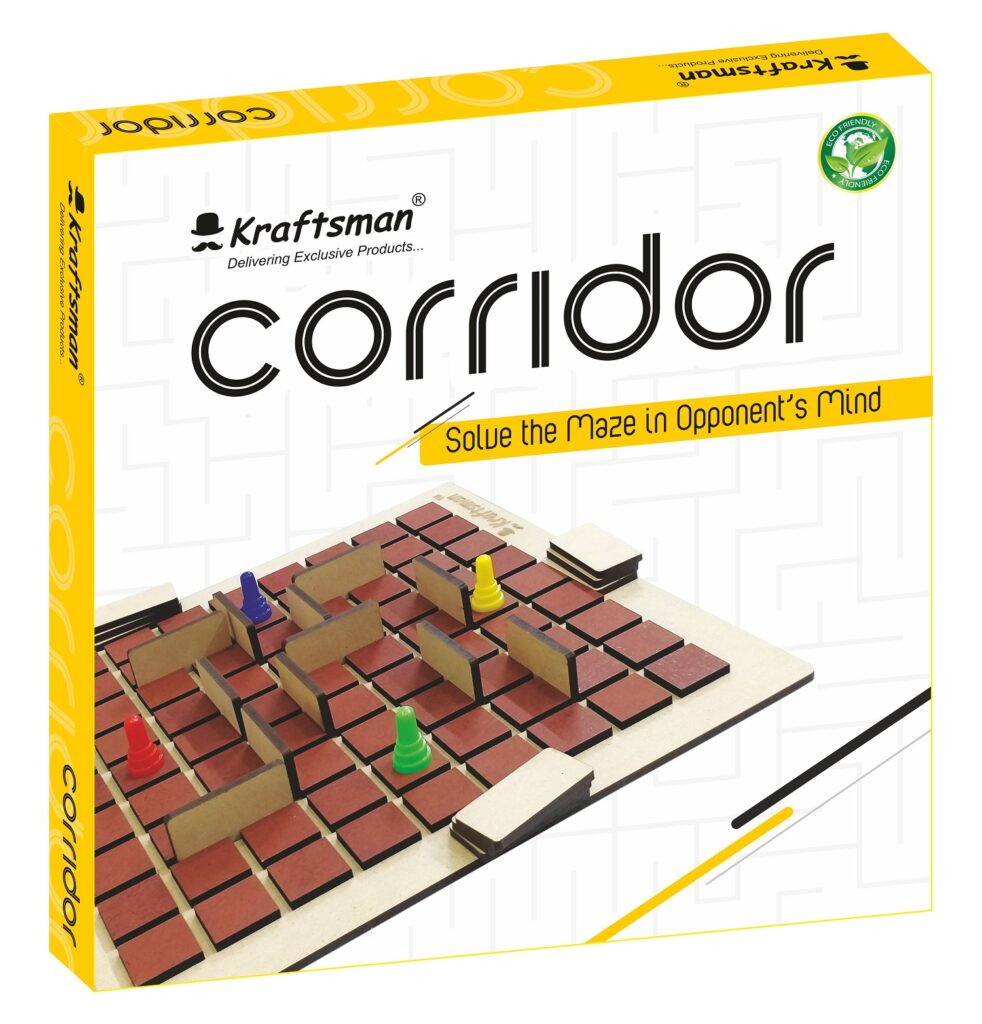 Wooden Corridor Board Game Real Time Maze Game For All Age