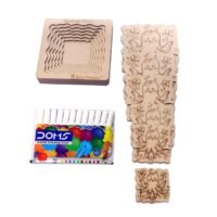 Kraftsman Stack up Puzzles/ Layered Puzzles Octopus Shape for Kids | Color Kit Included | 18 Pieces Puzzle