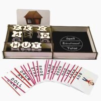 Kraftsman wooden Spell Tutor spelling learning game with flash cards