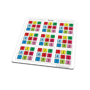 Kraftsman Wooden Sudoku Puzzle Board Game | Puzzle Book Included