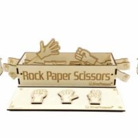 Kraftsman Wooden Rock Paper Scissors | Clash Royale Game Set