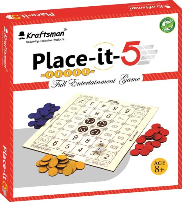 Place-it-5 Strategy Board Game
