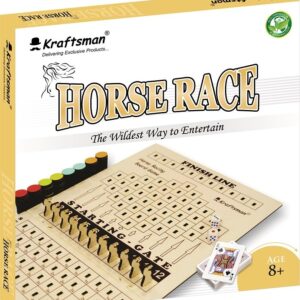 Wooden Horse Race Board Game | Run to Finish The Race | Strategy & War Game