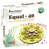 Kraftsman Wooden Maths Magic Equal 40 Puzzle | for All Age Groups