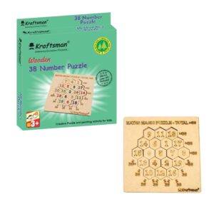 Kraftsman 38 Maths Magic Puzzle | Summing Up the Fun | Color Your Puzzle