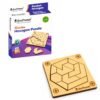 Kraftsman Wooden Hexagon Puzzle – Brain Teaser Game