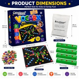 Kraftsman VOCABX – Educational Word Board Game for Kids